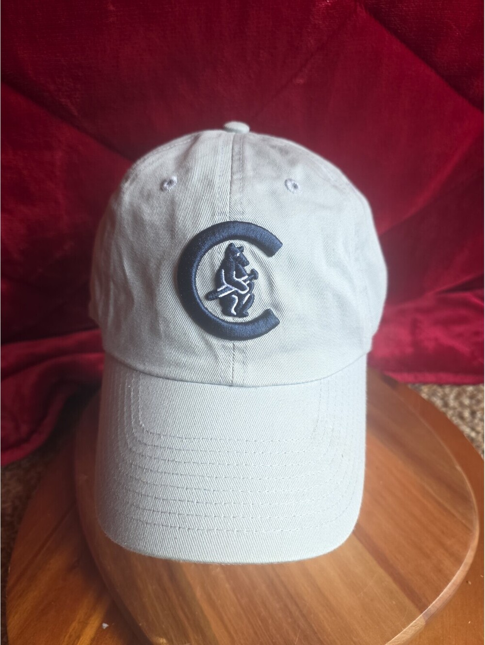 Chicago Cubs Hat Blue Cooperstown Collection Fan Favorite Baseball One Size Gray